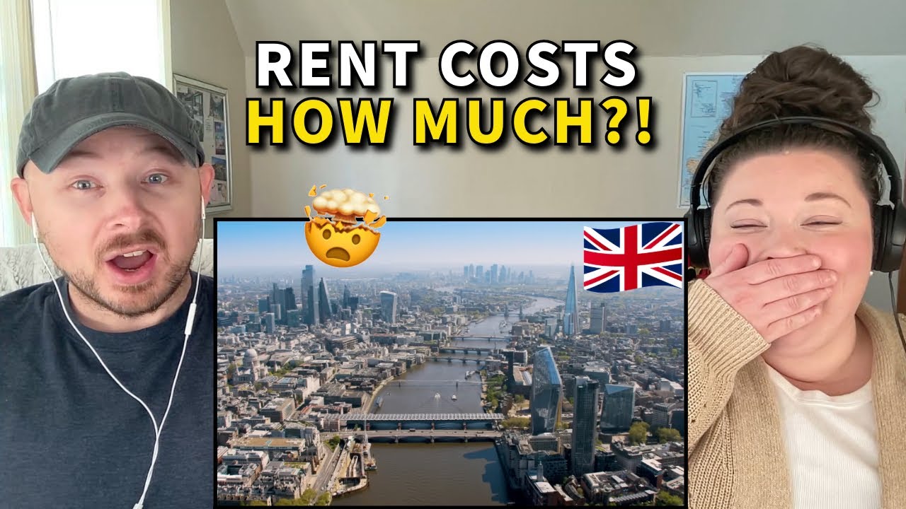 Americans React: The INSANE Cost of Rent In London | 50% of income ...