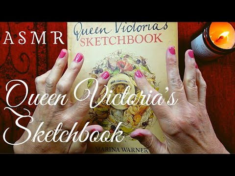 ASMR | Queen Victoria's Sketchbook - Whispered - Victoria & Albert - & Wood Wick Candle
