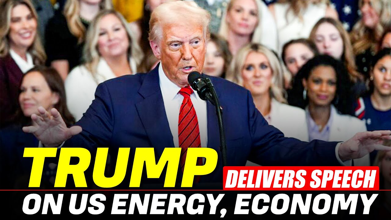 LIVE: President Trump delivers speech at Horizon Events Center in Clive, Iowa | US Economy & Energy