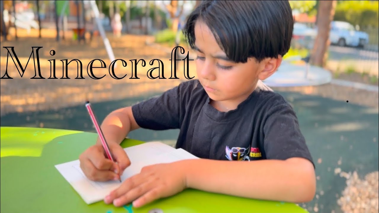 Minecraft | Zombie Drawing with Origami Chest! 