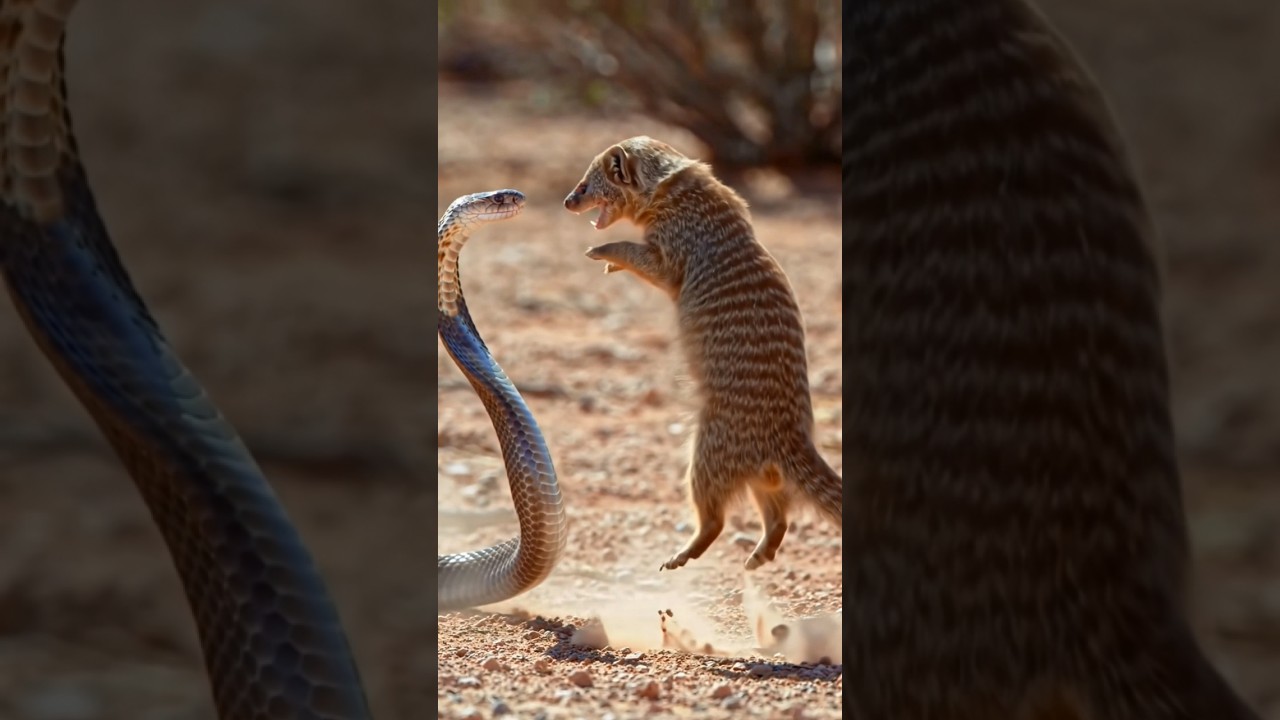 Mongoose vs Cobra – Epic Jungle Duel 🐍🦦 | Real Wildlife Battle 