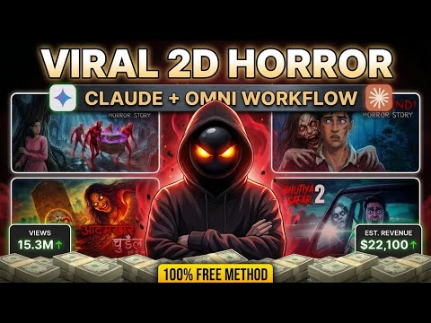 Zero Cost. Viral 2d Horror Stories Channel With Ai In 2026 .100% Free