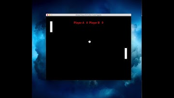 Simple Pong with Python 3 and Pygame with start and game over screen