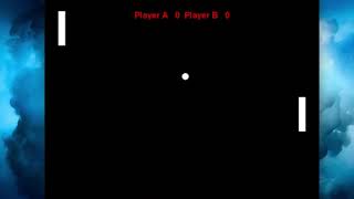 Simple Pong with Python 3 and Pygame with start and game over screen