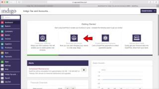 Indigo Cloud Bookkeeping Set Up