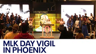 MLK Day: Candlelight vigil at Phoenix church commemorates civil rights leader