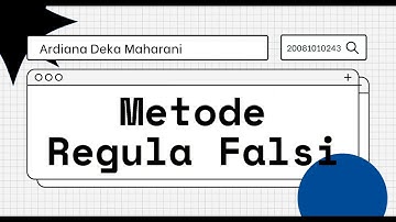 PROGRAM REGULA-FALSI BAHASA C