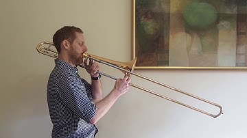 B Major Arpeggio - Trombone