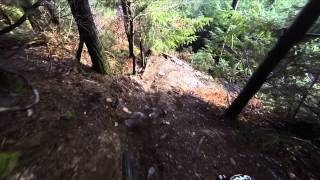Cruising down the Devils Glen for the first time since it snapped my femur.