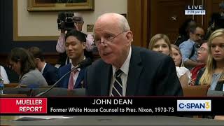 John Dean Tells House Judiciary Committee Clearly, Im Not Here Today As A Fact Witness