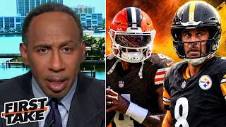 FIRST TAKE | "Rodgers vs. Watson Defines Steelers-Browns" - Stephen A. previews Week 4