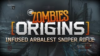 'ORIGINS' Infused Arbalest Sniper Rifle PaP'd Gameplay! (Black Ops 2 Zombies) screenshot 3