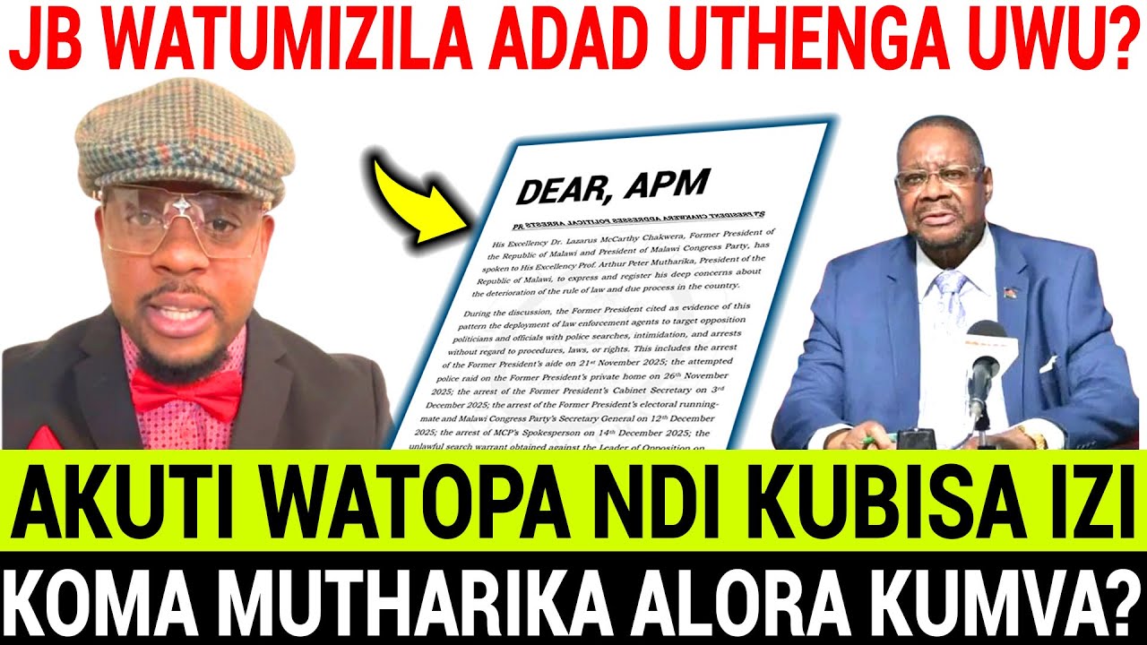 JB AKUTI WATOPA NDI KUBISA ZAKUKHOSI........ ONYOZA ANYOZE KOMA UTHENGA UWU UPITE KWA ADAD SAKUOPA