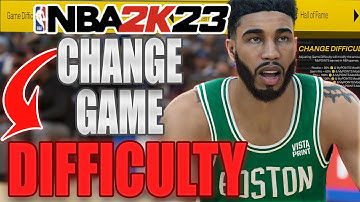 How to Change Difficulty on NBA 2K23 MyCareer