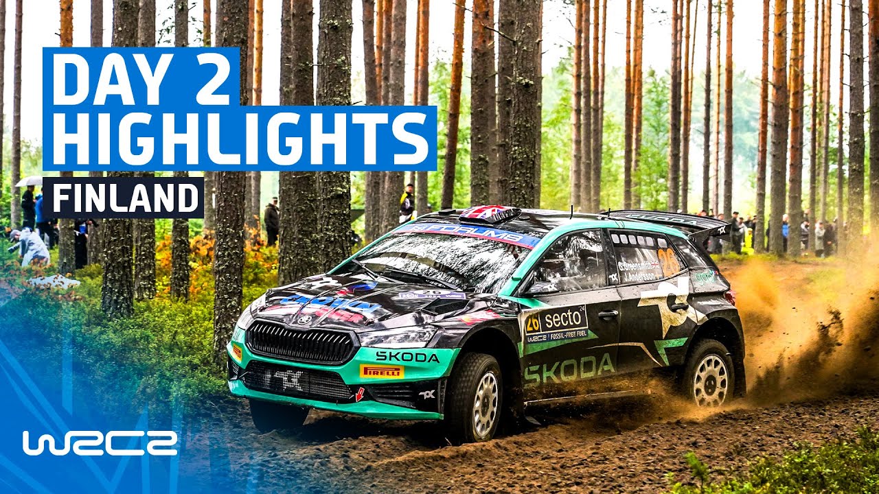 WRC2 Day 2 Highlights | WRC Secto Rally Finland 2024 - YouTube