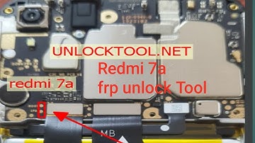 REDMI 7A REMOVE FRP GOOGLE ACCOUNT BYPASS TESTPOINT WITH UNLOCK TOOL / 100% Ok