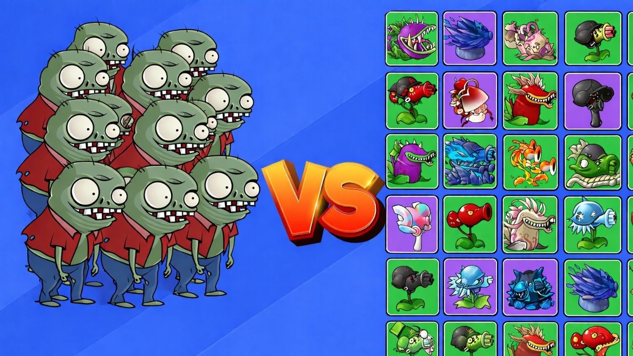 100 Demon Zombies vs Fusion Plants – Ultimate Survival Showdown!