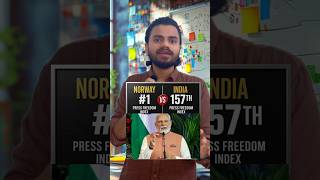 PM Modi IGNORES Norwegian Journalist 😳 | Why Should He Even Answer That? #modi #norway #trendingnews