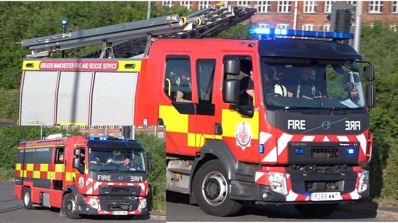 *LIFE RISK* Ashton Pump And Rosenbauer Turnout Greater Manchester Fire And Rescue Service