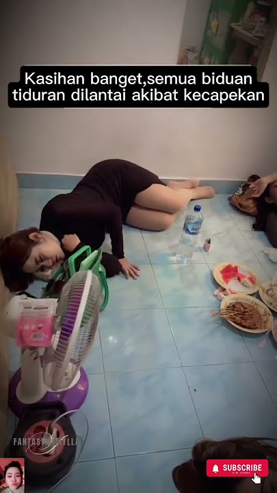 BIDUAN KETIDURAN DILANTAI AKIBAT KECAPEKAN #dangdutkoplo #shorts #fypyoutube