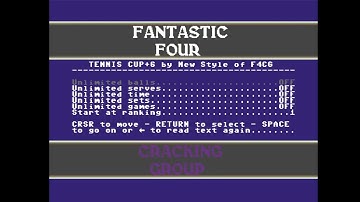 C64 Crack Intro: Fantastic 4 Cracking Group