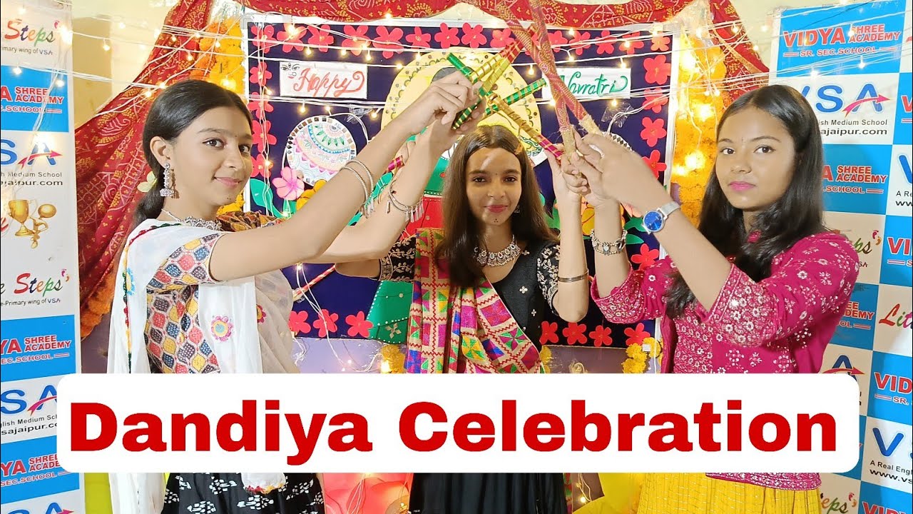 Dandiya Celebration || Dance || Fun || Enjoy || Dance Performance By VSA Students 