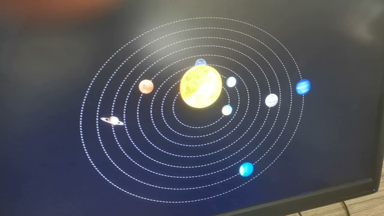 Advance MS office 3d solar system in ms power point 