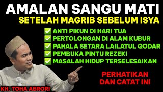 AMALAN SANGU MATI, PAHALA BESAR PENERANG ALAM KUBUR !! K.H TOHA ABRORI