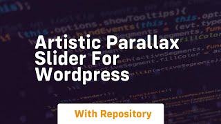 artistic parallax slider for wordpress