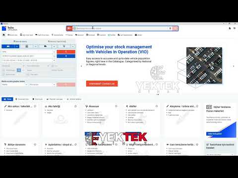 TecDoc Parça Numarası Arama Ve Aynı Olanları Bulma | YekTek Cihaz