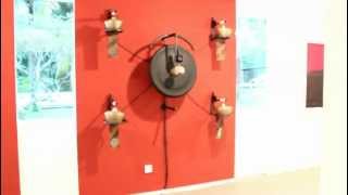 Walking around The Gamelatron Project at Sundaram Tagore Gallery Singapore 2013
