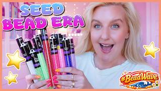 MAKE BRACELETS WITH ME *NEW SEED BEADS* (HOW TO MAKE BEADED BRACELETS) & ORGANIZING SEED BEADS 🪩🩷✨