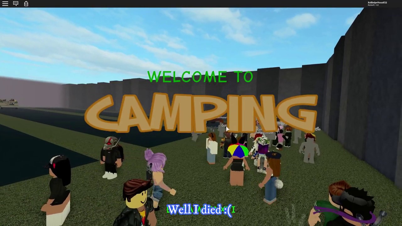 Going On A Camping Trip Roblox Camping YouTube 