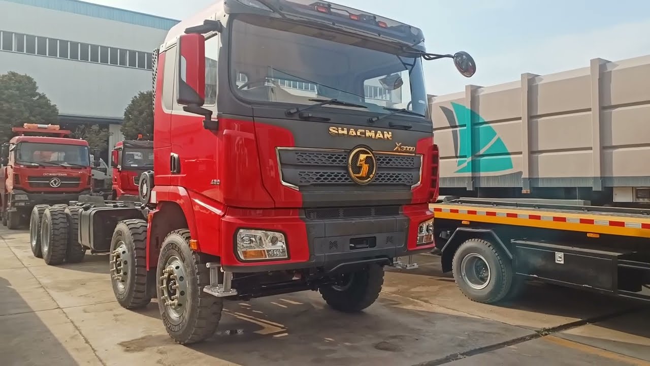 Shacman 8x4 380HP Diesel LHD high strength steel reinforced frame heavy duty truck chassis for sale
