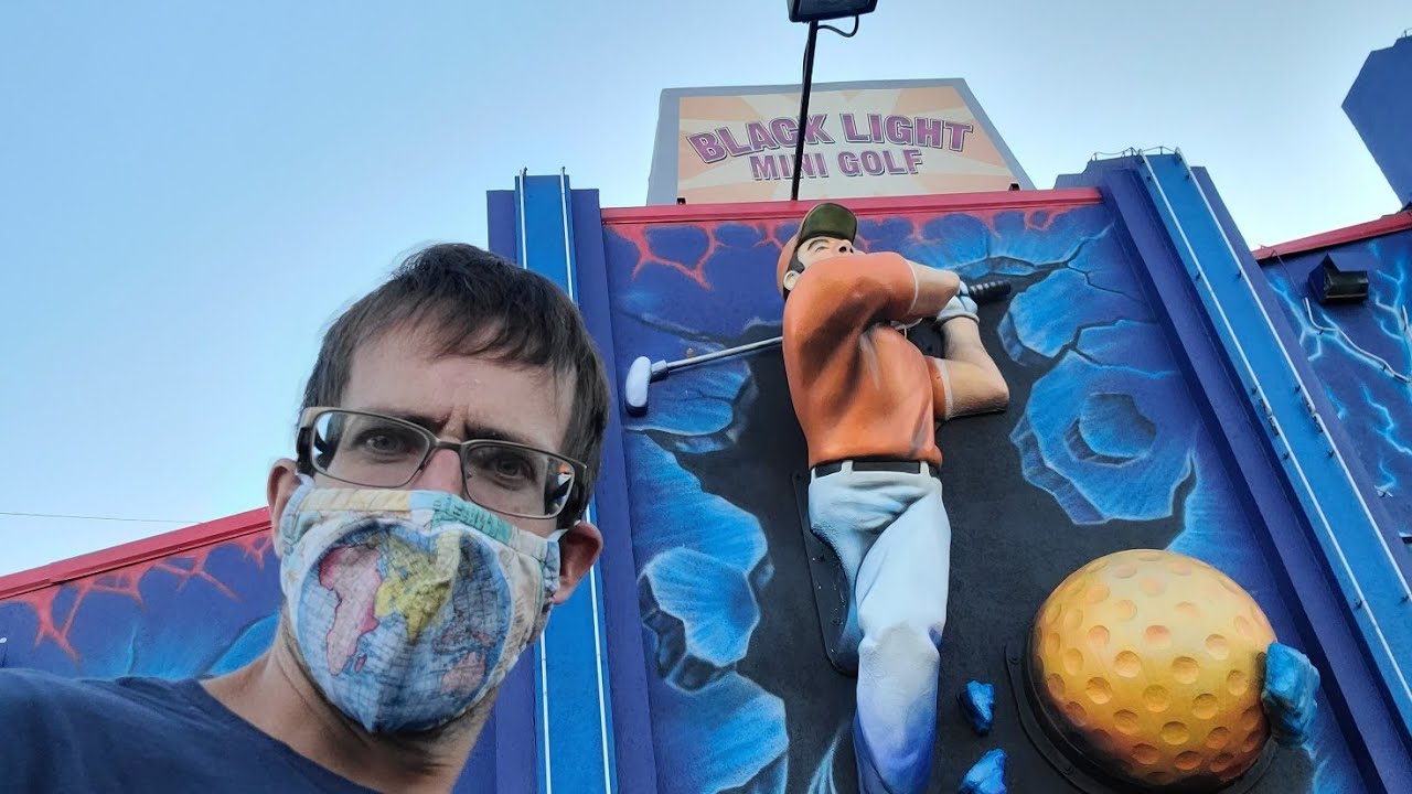 Lazerport Black Light Mini Golf in Pigeon (October 3rd, 2020) YouTube