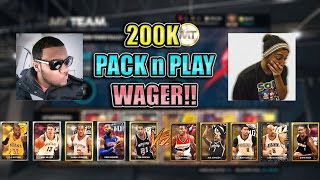 Nba 2K15 Ps4 Myteam - 200K Mt Wager Pack And Play Vs Omgdcoop Part 2