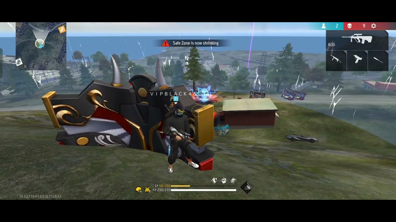 Black Tshirt Player back Green Criminal Atrocities | 999+ Attacks | Solo Wipeout | htugaming