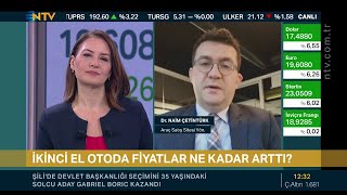 Arabam Pazarlama Direktörümüz Dr. Naim Çetintürk, Ntvde Piyasa Ekranına Konuk Oldu