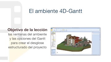 Tutorial de Edificius - El ambiente 4D-Gantt - ACCA software