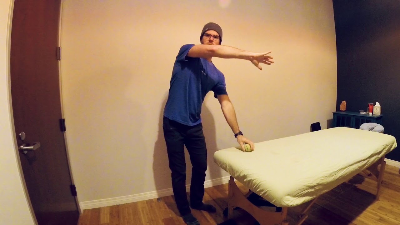 Shoulder Blade/Rhomboid Pain & Neck Tightness (LAX/Tennis Ball) YouTube