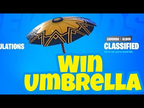 Fortnite Chapter 2 Season 2 Win Glider. Win Umbrella - YouTube