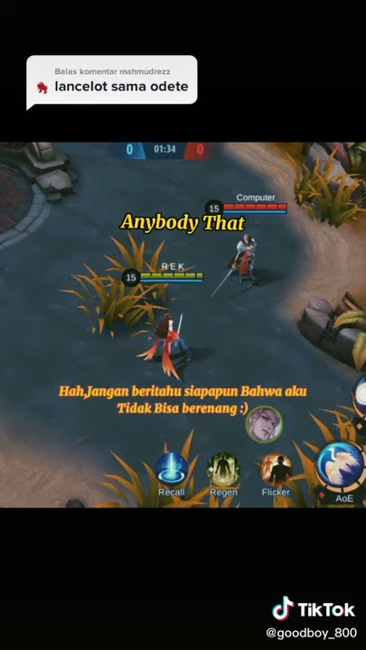 Game moba Lagends Story wa Kata-kata odate dan lance