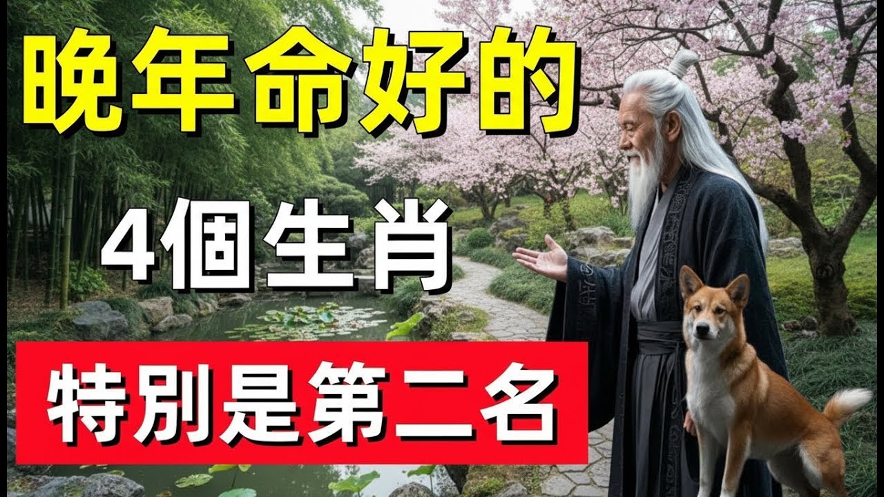 恭喜了！晚年命好的4個生肖！特別是第二名，子女孝順，健康長壽！#修行思維 #修行 #福報 #禪 #道德經 #覺醒 #開悟 #禅修