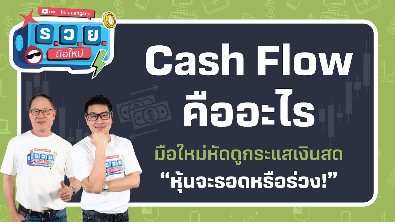 Cash Flow คืออะไร มือใหม่หัดดูกระแสเงินสดของหุ้น “จะรอดหรือร่วง”  by ร.ว.ย. EP330