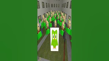 Duolingo and Baldi Horde chase me¡¡¡ Nextbot (gmod) #gmod #garrys_mod #garrysmod