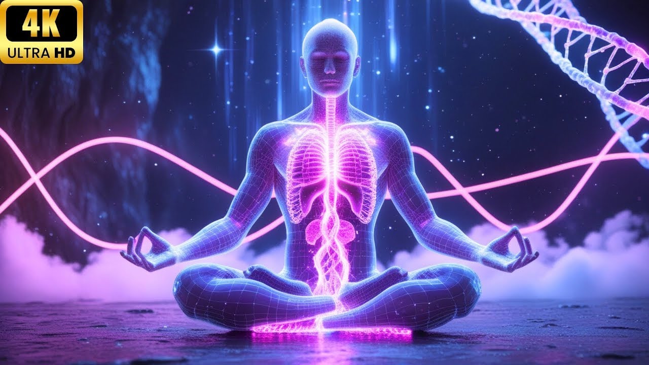 528Hz Love Frequency | Night Meditation & Heart Healing Sleep ~Healing Tunęs~ 