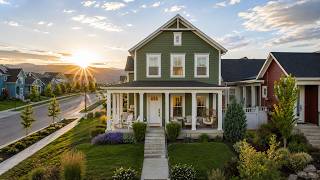 Daybreak Utah Home Tour - Mountain Views CUSTOM Wraparound Porch