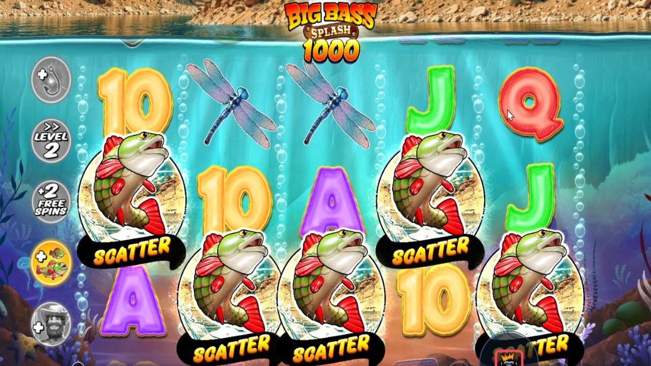 BIG BASS SPLASH EPIC GAMEPLAY 20 FREE SPINS BINUS BUY ONLINE CASINO SLOT
