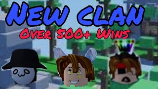 Blue Clan (New Clan) INTRO | Roblox Bedwars