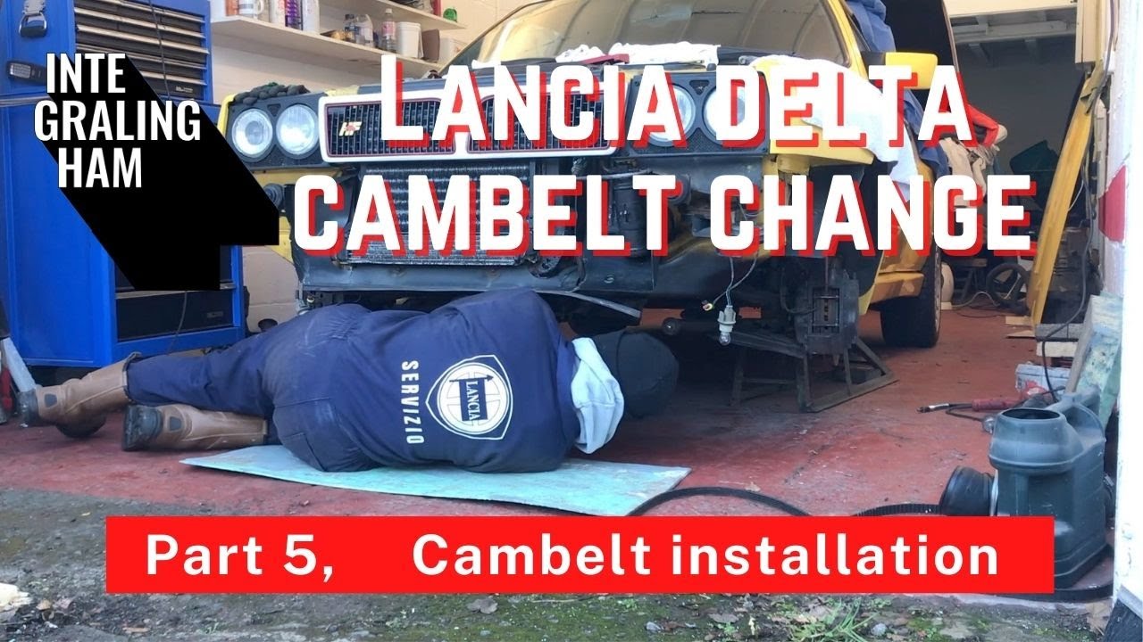 Lancia Delta cambelt Part 5. Cambelt fitted!